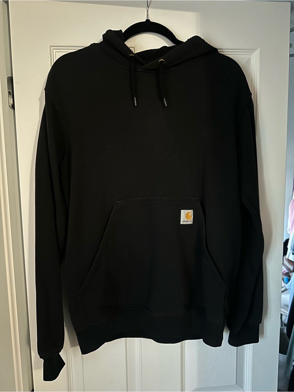 Carhartt Black Hooded Pullover Sweatshirt